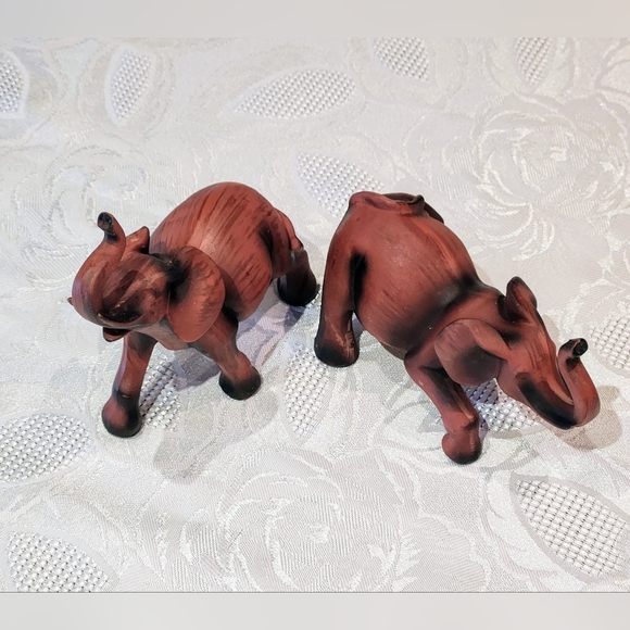 Set Of 2 modern art Deco elephants - Picture 4 of 13